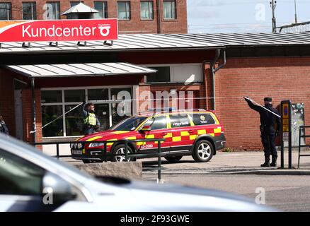 A woman died after an attack at Linköping central station in Linköping. Police, ambulance and rescue services were alerted to the scene. Stock Photo