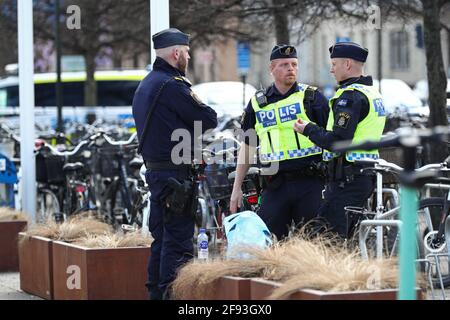 A woman died after an attack at Linköping central station in Linköping. Police, ambulance and rescue services were alerted to the scene. Stock Photo