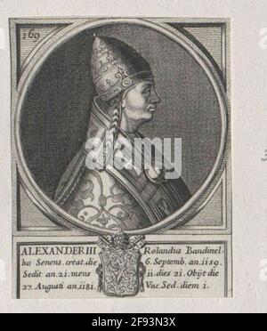 Alexander III., papa . Stock Photo