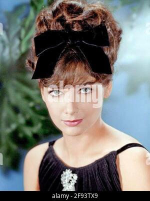 SUZANNE PLESHETTE (1937-2008) American film actress about 1963 Stock Photo