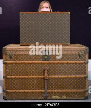 Large Louis Vuitton Suitcases for Sale at Portobello Market on Ladbroke  Gardens - London W11 - UK Stock Photo - Alamy