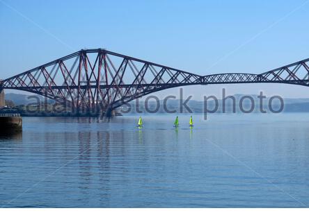 South Queensferry, Scotland, UK. 16th Apr 2021.  Cool clear and sunny at South Queensferry and Forth Estuary. With the easing of the Covid-19 Coronavirus lockdown measures and travel restrictions across Scotland from today, people start to visit and enjoy the outdoors at the usual visitor hotspots. Credit: Craig Brown/Alamy Live News Stock Photo