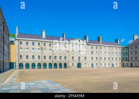 National museum of Ireland situated in the former Collins barracks, Dublin Stock Photo