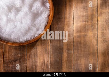 Magnesium chloride chemical component that comes mainly from sea water Stock Photo