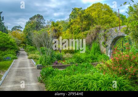 Talbot botanical garden in Malahide, Ireland Stock Photo