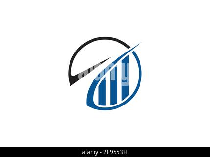 Financial logo vector consulting template Stock Vector