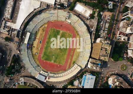 Dhaka, Bangladesh - April 06, 2021: Bangabandhu National Stadium and ...