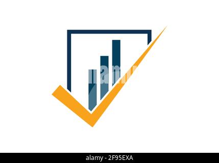 Financial logo vector consulting template Stock Vector