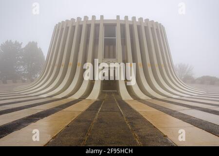 JERUSALEM, ISRAEL - FEBRUARY 19, 2012: Yad Kennedy, a memorial to John F. Kennedy, the 35th President of the United States. Stock Photo