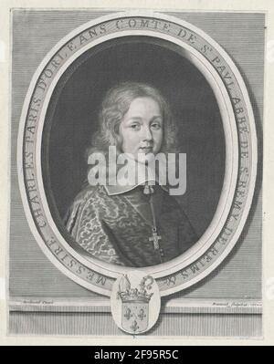 Karl Paris, Herzog von Orleans-Longueville. Stock Photo