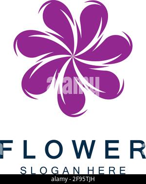 flowers design vector for spa, boutique, beauty salon, cosmetician, shop, yoga class, hotel and resort Stock Vector