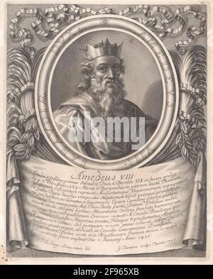 Amadeus VIII., Duke of Savoyen. Stock Photo