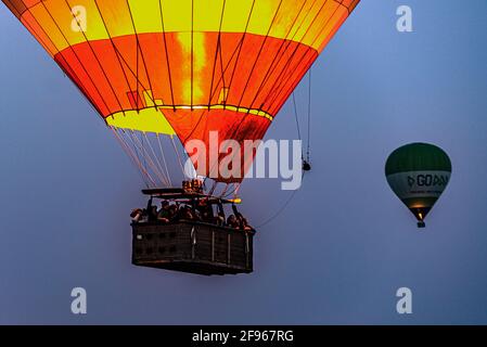Cappadocia Balloon Visual Show Stock Photo