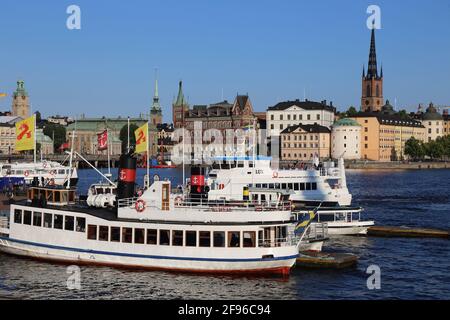 Sweden, Stockholm, Klara Mälarstrand Stock Photo