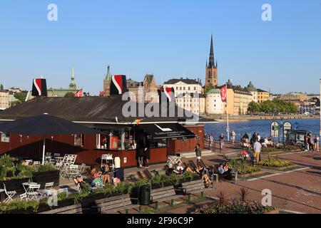 Sweden, Stockholm, Klara Mälarstrand Stock Photo