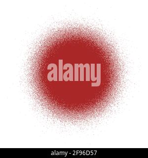 Circle Distress Red Stock Vector