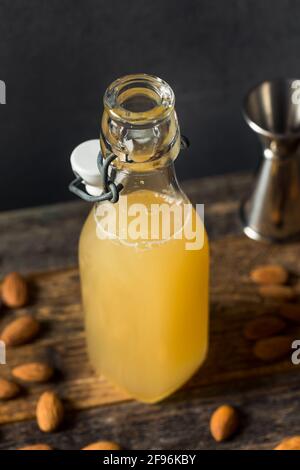Sweet Refreshing Almond Orgeat Syrup for Mixing Cocktails Stock Photo