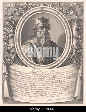 Amadeus VIII., Duke of Savoyen. Stock Photo