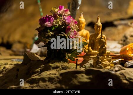 Vang Vieng, the Tham Chang cave Stock Photo