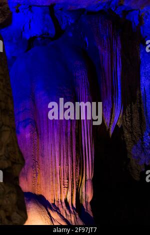 Laos, Vang Vieng, the Tham Chang cave Stock Photo