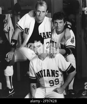 May 11, 2006; Delray Beach, FL, USA; American Heritage baseball coach Carm  Mazza poses for a camera phone after having his hair cut by players after  promising to do so after his