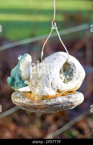 Weatherman as a decoration in the garden Stock Photo