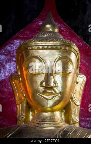 Myanmar, scenes at Inle Lake, the Pindaya Caves with the Shwe U Min Pagoda Stock Photo