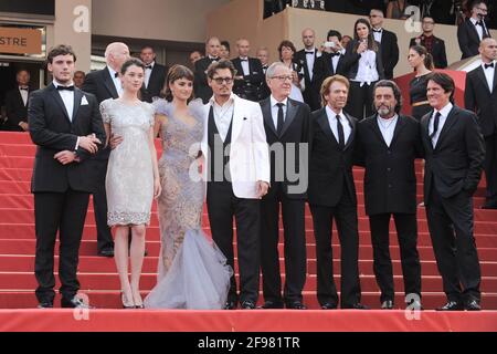 Cannes, France. 14 May 2011 Premiere film Pirates of the Caribbean during 64th Cannes Film Festival Stock Photo