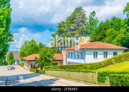 Römermuseum focused on Augusta Raurica roman settlement near Basel, Switzerland Stock Photo