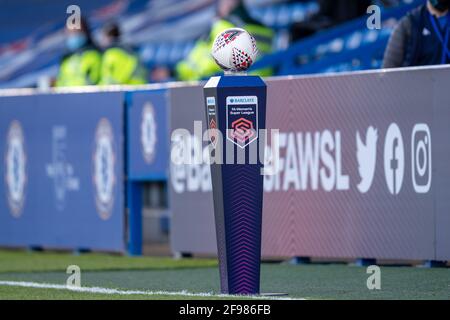 Kingston, UK. 16th Apr, 2021. A general view ahead of the Vitality Womens FA Cup game between Chelsea and London City Lionesses at Kingsmeadow, in Kingston, England. Credit: SPP Sport Press Photo. /Alamy Live News Stock Photo