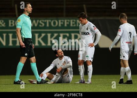 Velsen Zuid Netherlands April 2 Referee Stan Teuben During The Dutch Keukenkampioen Divisie Match Between Telstar And Fc Utrecht U23 At Buko Stadi Stock Photo Alamy