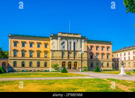 Building of the University of Geneva in Switzerland Stock Photo