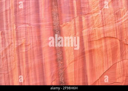 Canyon wall texture, Grand Staircase Escalante National Monument. Utah, USA, North America Stock Photo