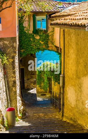 Gandria village near Lugano, Switzerland Stock Photo