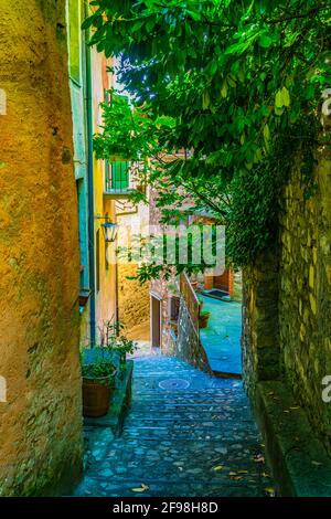 Gandria village near Lugano, Switzerland Stock Photo