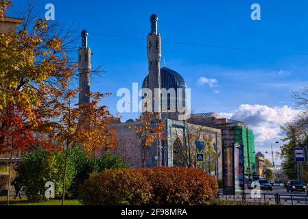 in Autumn, 3 July 1907, the committee approved the project by architect Nikolai Vasilyev, the engineer Stepan Krichinsky, and construction was oversee Stock Photo