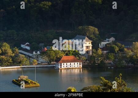 Sri Lanka, Kandy, Sri Dalada Maligawa, the Temple of the Sacred Tooth Stock Photo