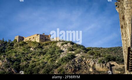 Fort Libéria near Villefranche de Conflent. UNESCO World Heritage Site 'Fortifications of Vauban'. Built in the XVII century. Stock Photo