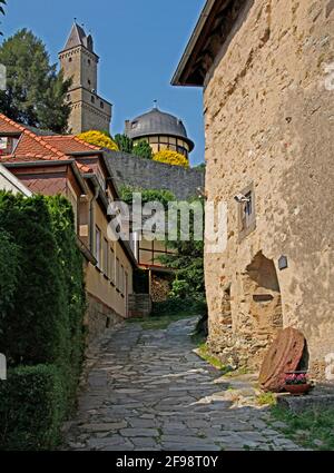 Hellhof, castle, keep, tower, old town, Kronberg im Taunus, Hesse, Germany