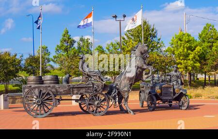 Cyrus Avery Centennial Plaza in Tulsa - USA 2017 Stock Photo