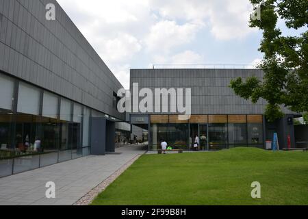 The Museum of Modern and Contemporary Art (MMCA), in Seoul, South Korea, was opened in 2013 and designed by Hyunjun Mihn and mp art architects. Stock Photo