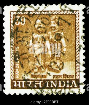 INDIA - CIRCA 1979: a stamp printed in India shows Mahatma Gandhi ...