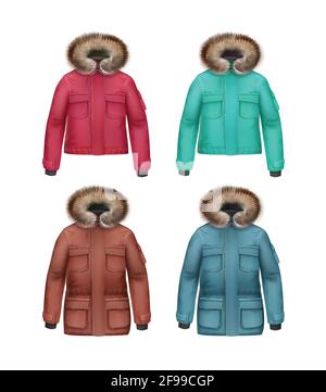 turquoise winter coat