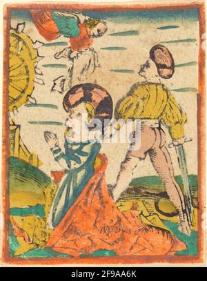 Saint Catherine kneeling. The Arts of the Middle Ages and at the Period ...