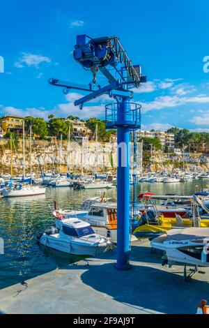 PORTO CRISTO, SPAIN, MAY 20, 2017: Marina at Porto Cristo, Mallorca, Spain Stock Photo
