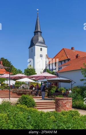 Church, Stemwede-Levern, municipality of Stemwede, North Rhine-Westphalia, Germany, Europe Stock Photo