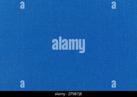 The texture of the chair made of plastic blue wicker Stock Photo