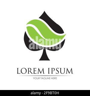 Ace logo vector illustration design template Stock Vector