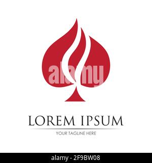 Ace logo vector illustration design template Stock Vector