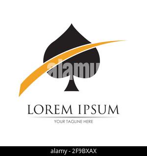 Ace logo vector illustration design template Stock Vector